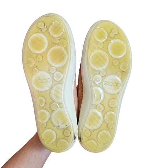 Ecco Kinhin Tan Leather Hightop Sneakers Size 40 (9-9.5) - Picture 8 of 12